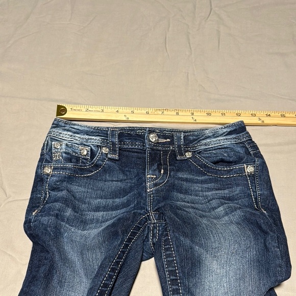 Miss Me Signature Rise Skinny Jeans Girl's 12 Style No. JP592852 - Picture 7 of 12